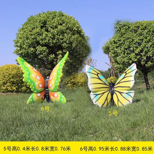 玻璃鋼蝴蝶雕塑